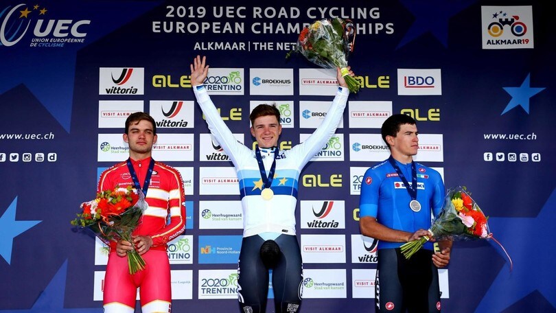 Affini bronzo agli Europei. Oro a Evenepoel