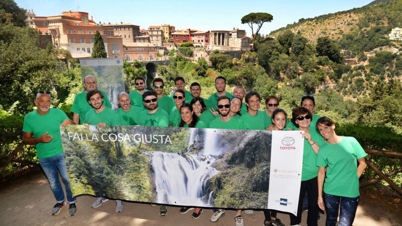 Toyota e FAI insieme per la riqualificazione di Villa Gregoriana a Tivoli
