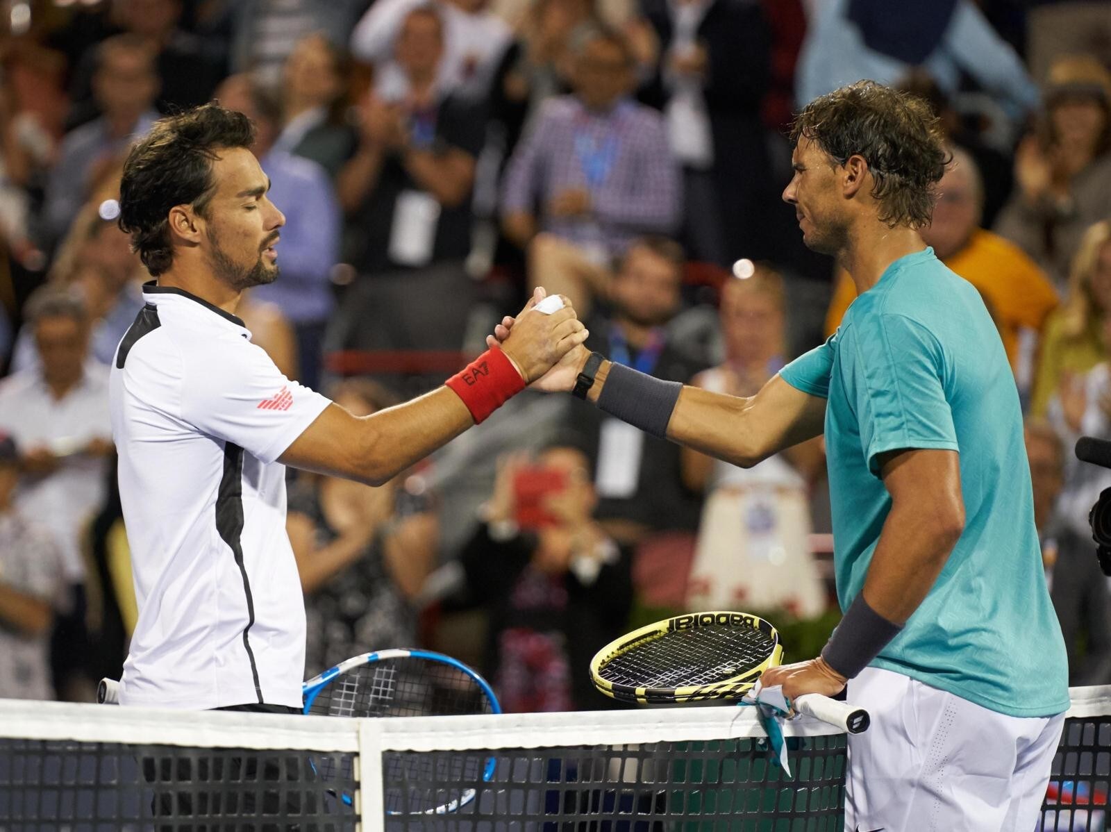 Fognini cede in tre set a Nadal