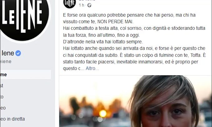 Addio a Nadia Toffa