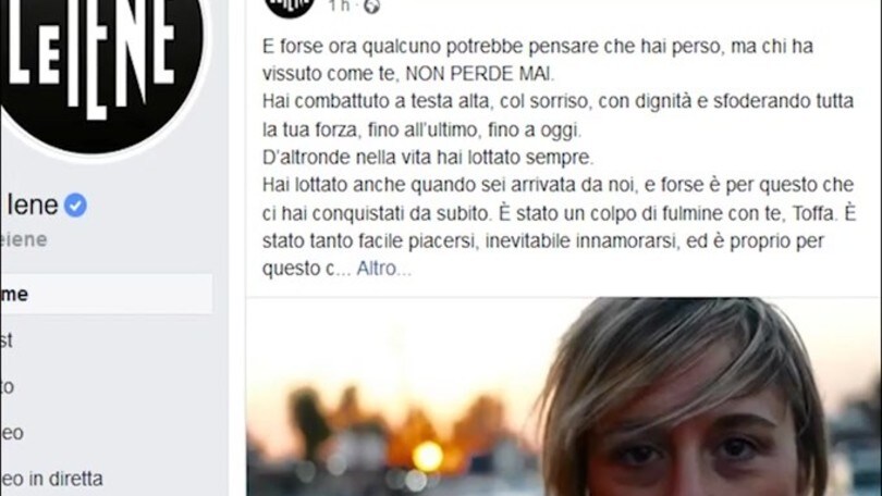 Addio a Nadia Toffa
