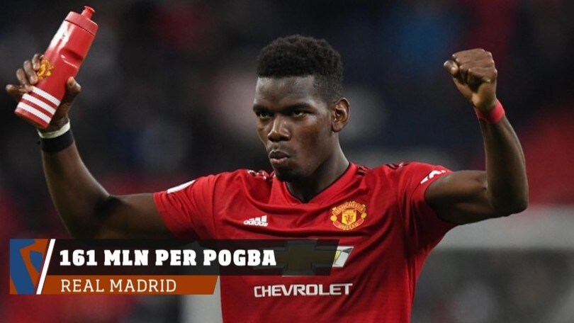 Real Madrid, Pogba può arrivare per 161 mln