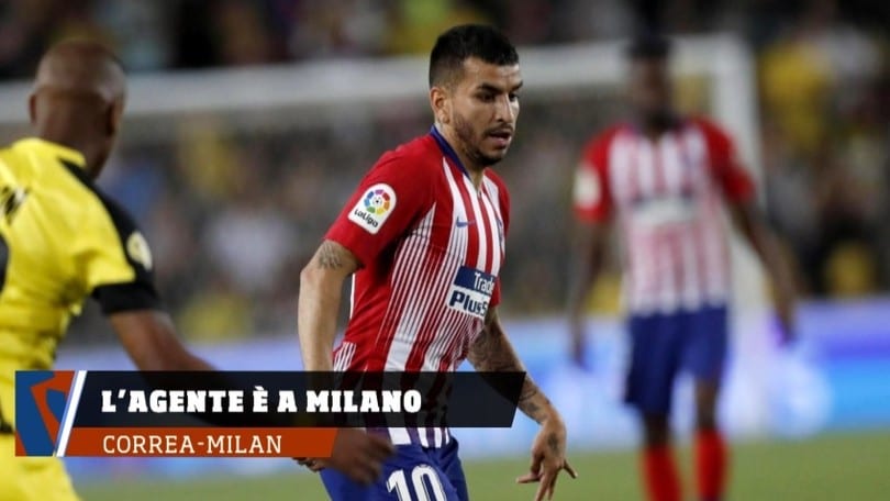 Milan, l'agente di Correa è a Milano