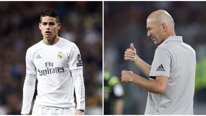 Napoli, James Rodriguez convocato da Zidane: "Felice di allenarlo al Real Madrid"
