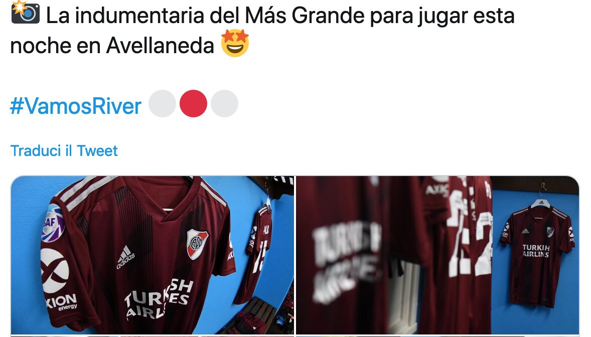 Il River vince con la divisa dei Più Grandi: 6-1 al Racing in maglia Toro