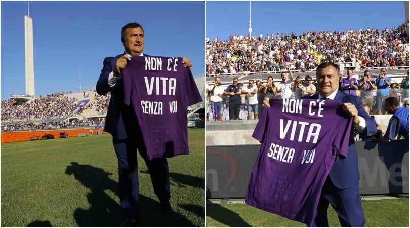 Fiorentina, Joe Barone dedica la maglia ai tifosi