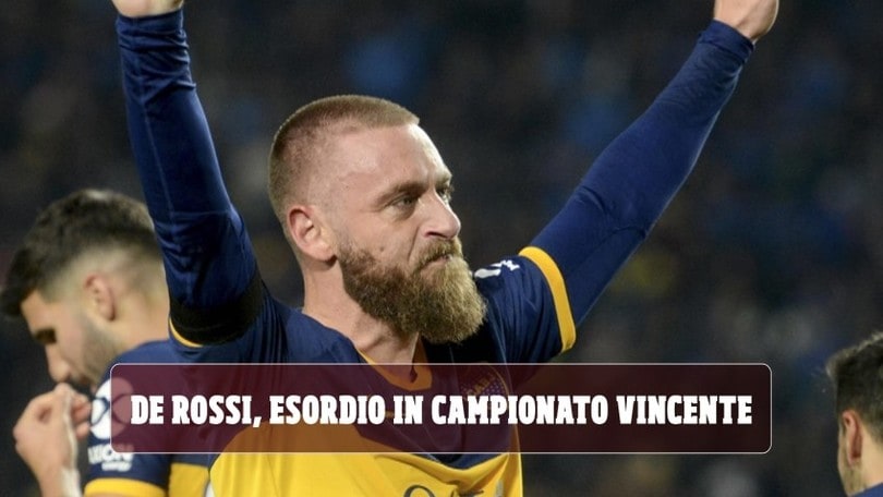 De Rossi, esordio nel campionato argentino: il Boca Juniors vince 2-0