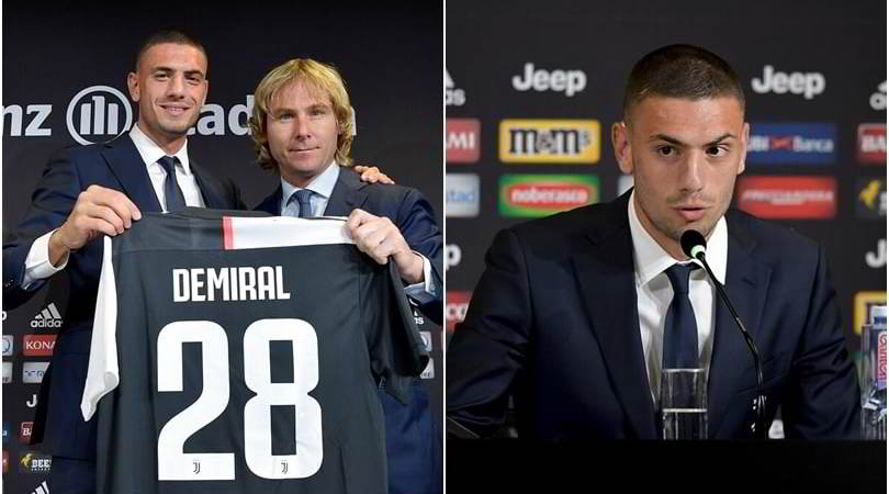 Juve, Demiral si presenta in conferenza stampa