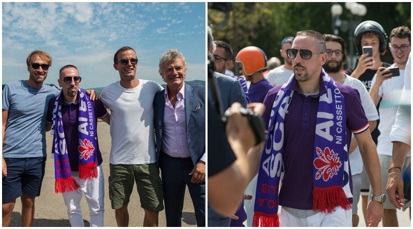 Arriva Ribery, Firenze esplode di gioia