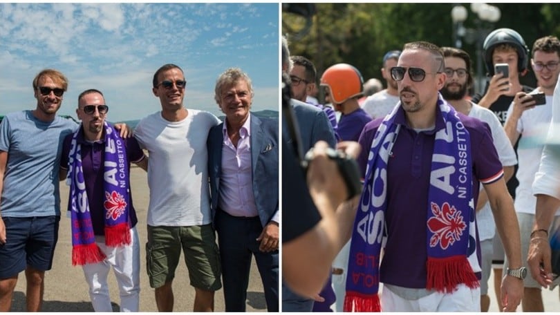 Arriva Ribery, Firenze esplode di gioia