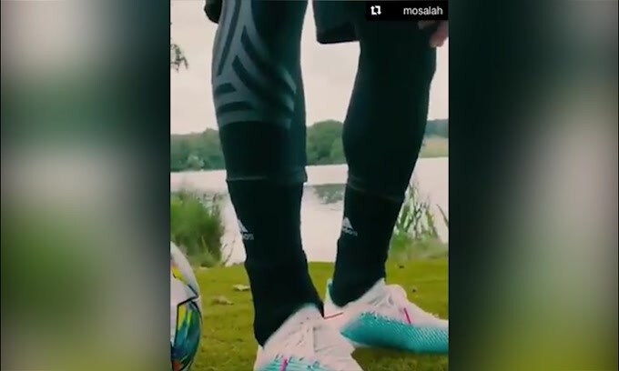 Salah, sprint sull'acqua