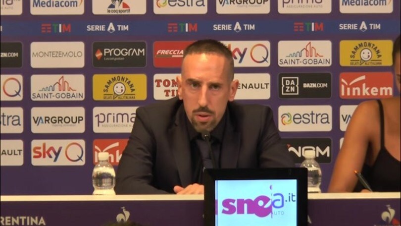 Ribery: "Grazie alla dirigenza sono alla Fiorentina"
