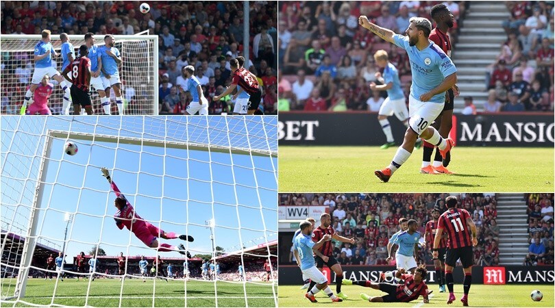 Aguero trascina il Manchester City, ma che gol il Bournemouth
