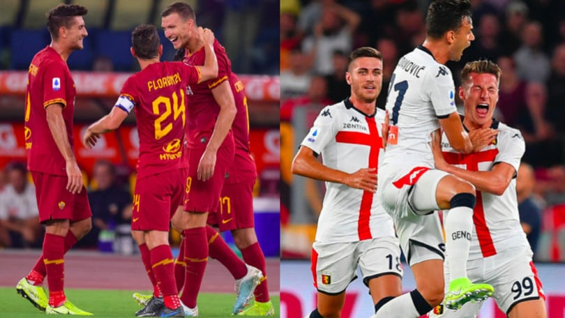 Roma-Genoa, gol e spettacolo all'Olimpico