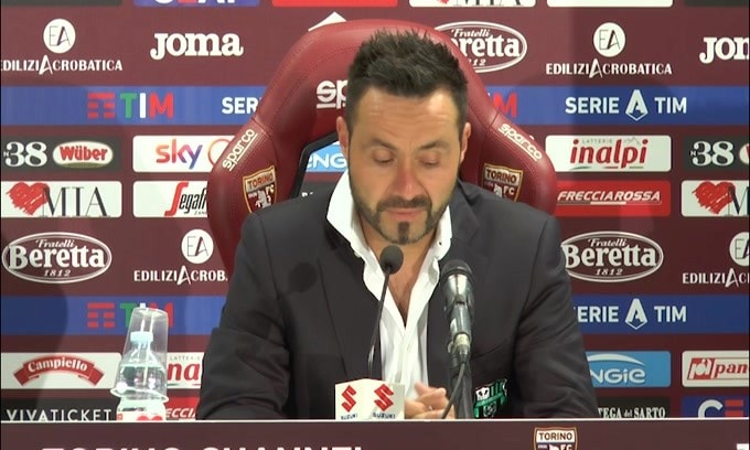 De Zerbi: "C'è un po' di rammarico"