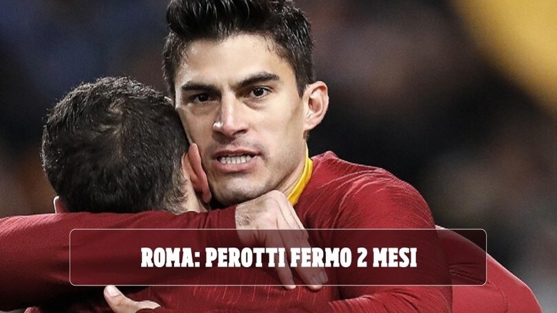 Roma, tegola Perotti: lesione al retto femorale. Due mesi di stop
