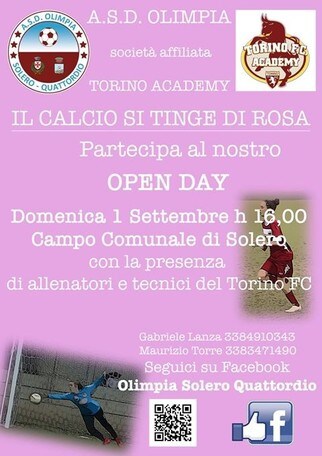 FEMMINILE - Anche l'Olimpia Solero apre le porte al calcio in rosa