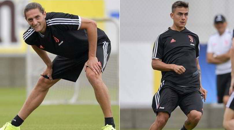 Juve a lavoro: Rabiot carico per il debutto dal 1', Dybala pensieroso