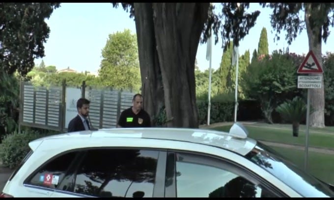 Napoli, Llorente visite a Villa Stuart