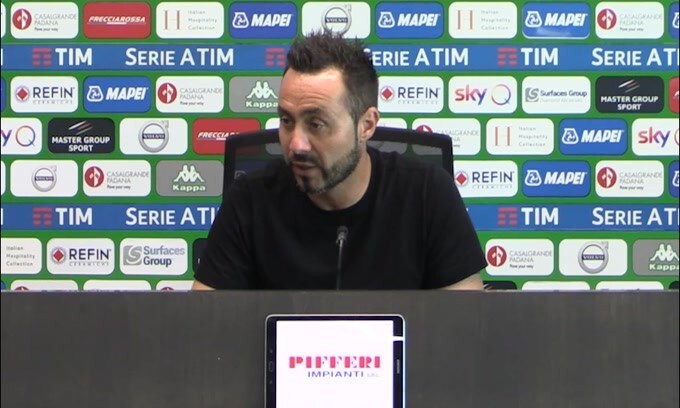 De Zerbi: "Non mi nascondo. La squadra è forte"