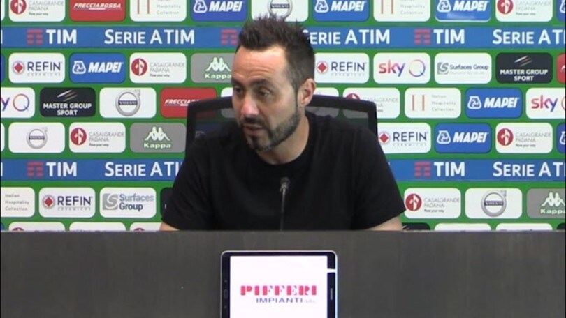 De Zerbi: "Non mi nascondo. La squadra è forte"