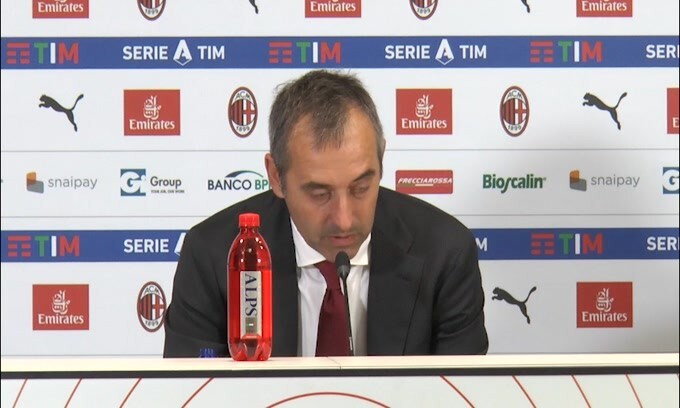 Giampaolo: "Piatek out? Il Milan ha tante risorse"