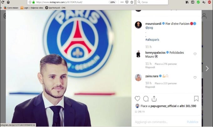 Icardi, prime parole con la maglia del PSG