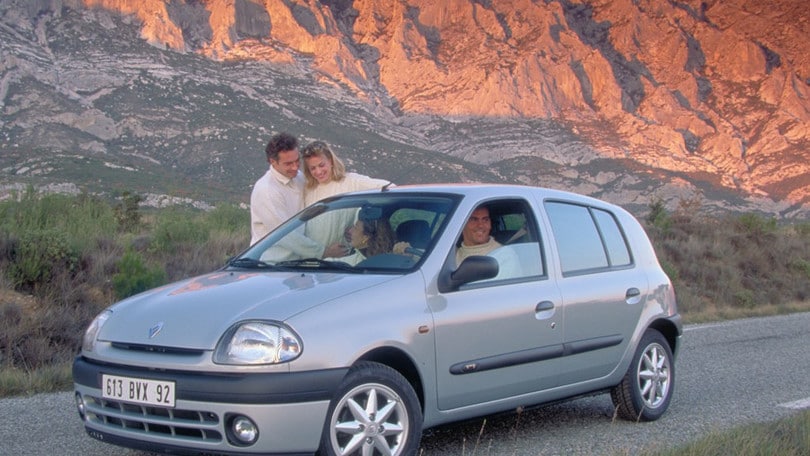 Renault Clio, la seconda serie: gli scatti