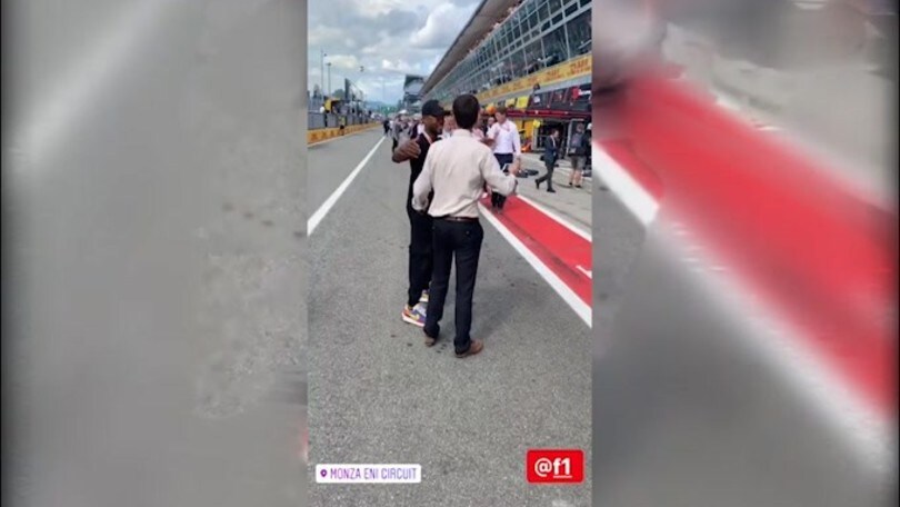 A Monza vince la Ferrari, Evra intona l'Inno di Mameli