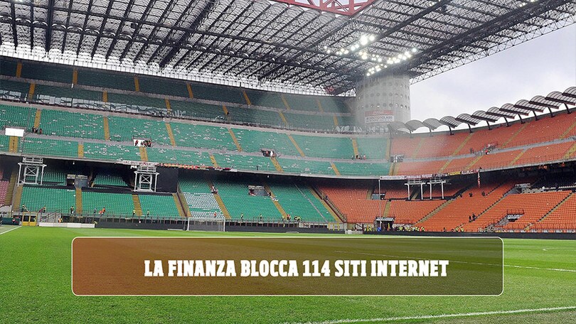 Partite trasmesse illegalmente, la Finanza blocca 114 siti web