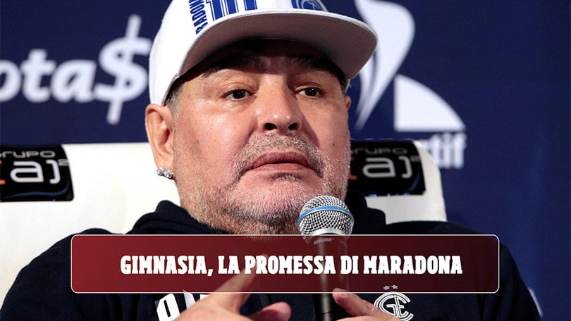 Gimnasia, la carica di Maradona