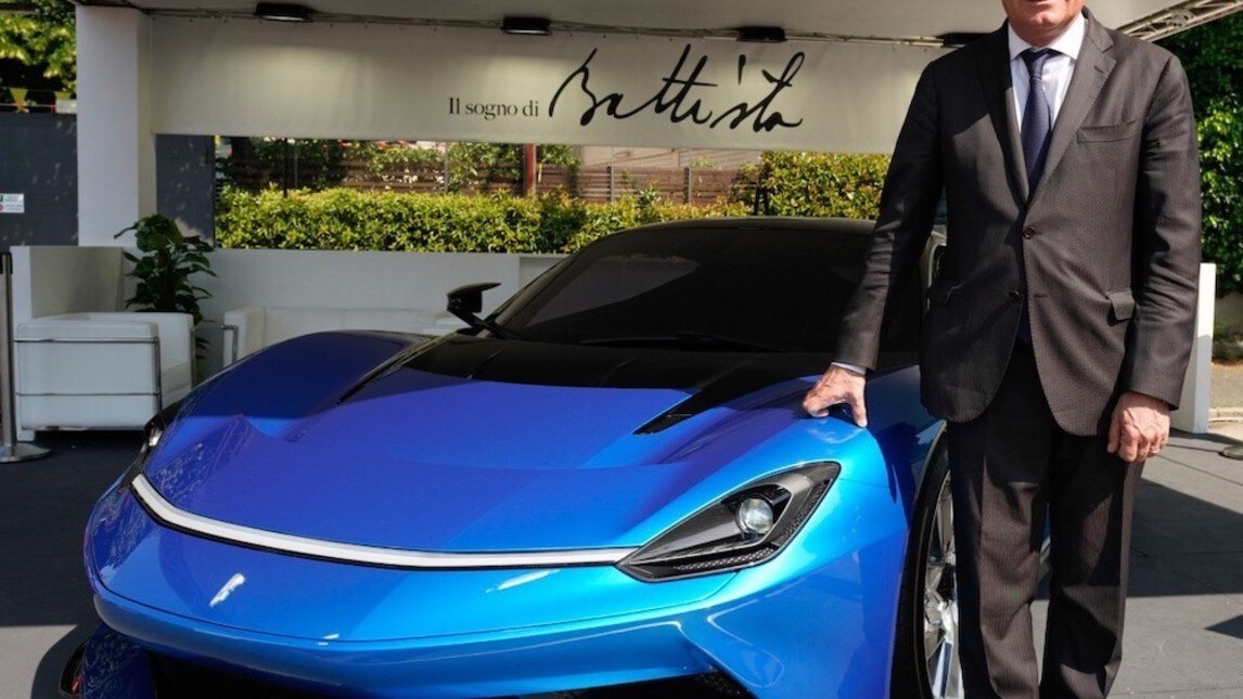 Pininfarina Battista al Parco Valentino, le immagini
