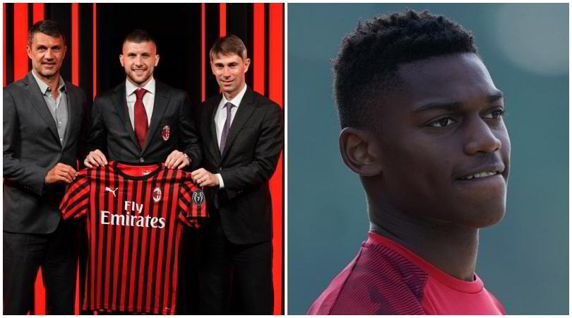Milan, ecco Rebic. Leao lo aspetta in campo