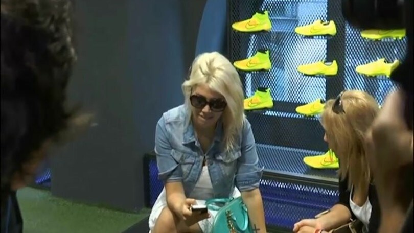 Da Wanda Nara una frase misteriosa sul Napoli