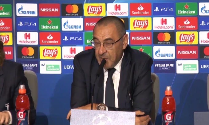 Sarri: "Conte? Riportate cose sbagliate"