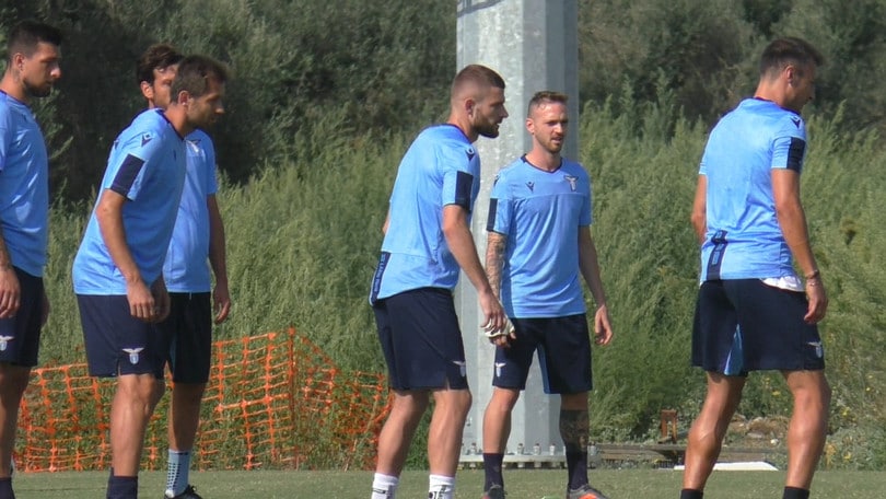 Lazio, a Formello allenamento pre-Cluj