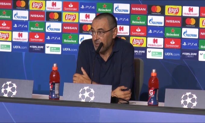 Sarri: "La gara sembrava sotto controllo"
