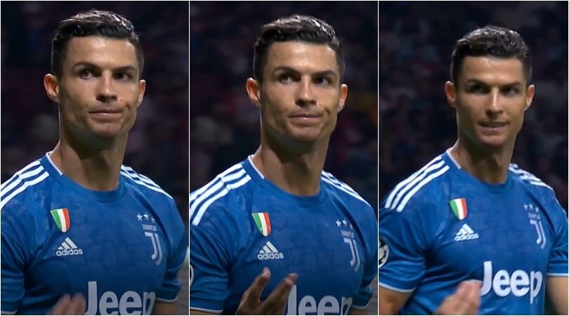 Cristiano Ronaldo e il gesto ai tifosi dell'Atletico Madrid: "Avete avuto paura?"