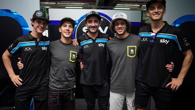Team Sky VR46: Bezzecchi con Marini in Moto2