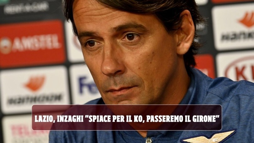 Lazio, Inzaghi: "Spiace per il ko, rigore dubbio. Passeremo il girone"