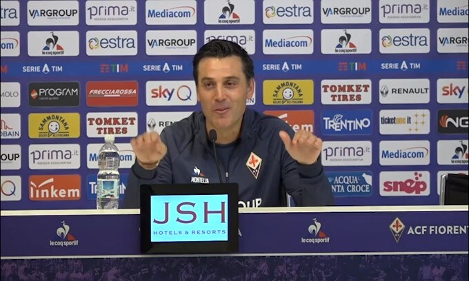 Montella: "Ho rischiato tatticamente con la Juve"