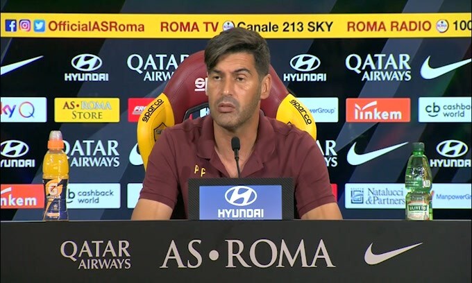 Fonseca: "Smalling? Sarà al meglio con l'Atalanta"
