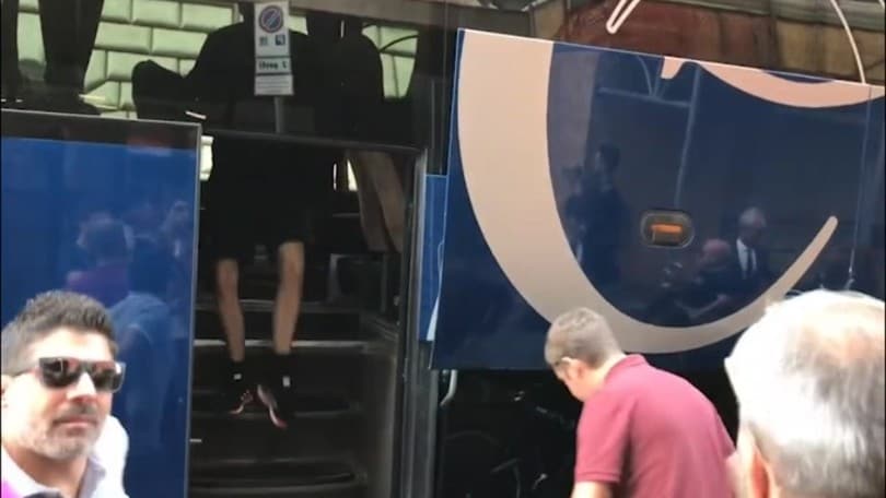 La Roma parte in treno per Bologna