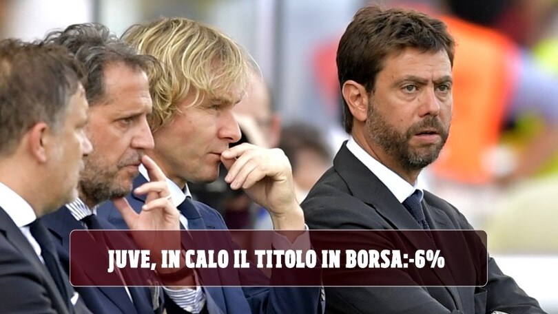 Juve, in calo il titolo in Borsa: -6%