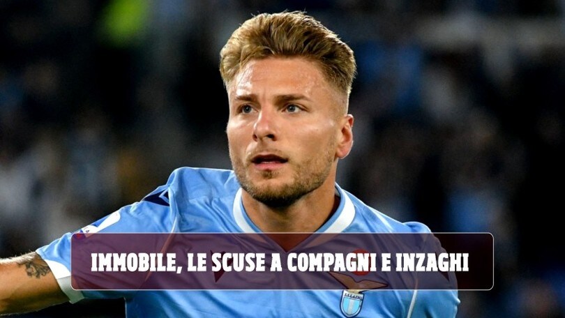 Immobile, le scuse a compagni e Inzaghi: "Dagli errori si impara"