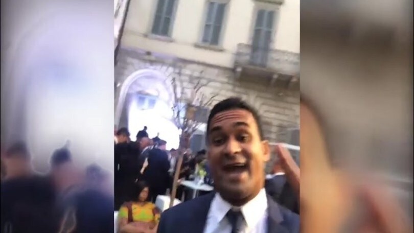 Pucci circondato dai campioni della serata FIFA