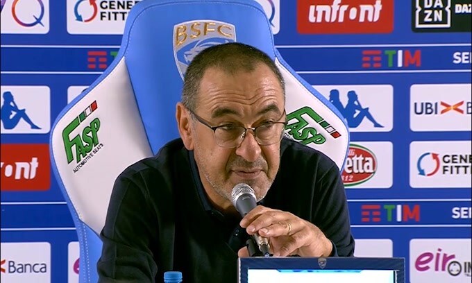 Sarri: "In questo momento non c'è sicuramente abbondanza"