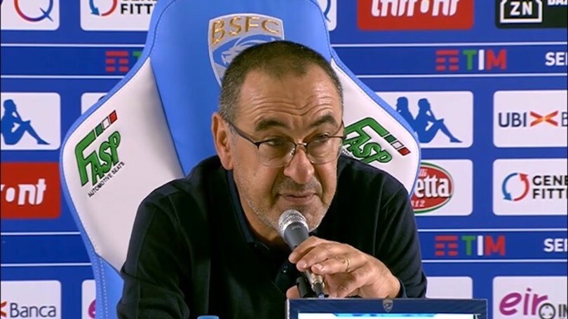Sarri: "In questo momento non c'è sicuramente abbondanza"