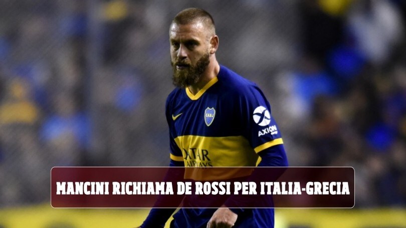 Sorpresa De Rossi: Mancini lo richiama per il match contro la Grecia