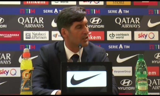 Fonseca: "Nel primo tempo abbiamo sbagliato un gol clamoroso"